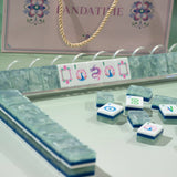 Garden Party Mahjong Set - Moonstone Pearl