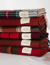 Merry Christmas Plaid Scarf