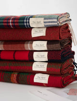 Merry Christmas Plaid Scarf