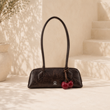 East/West Shoulder Bag - Brown