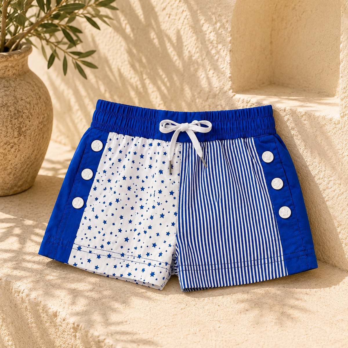 Stars & Stripes Shorts - Blue