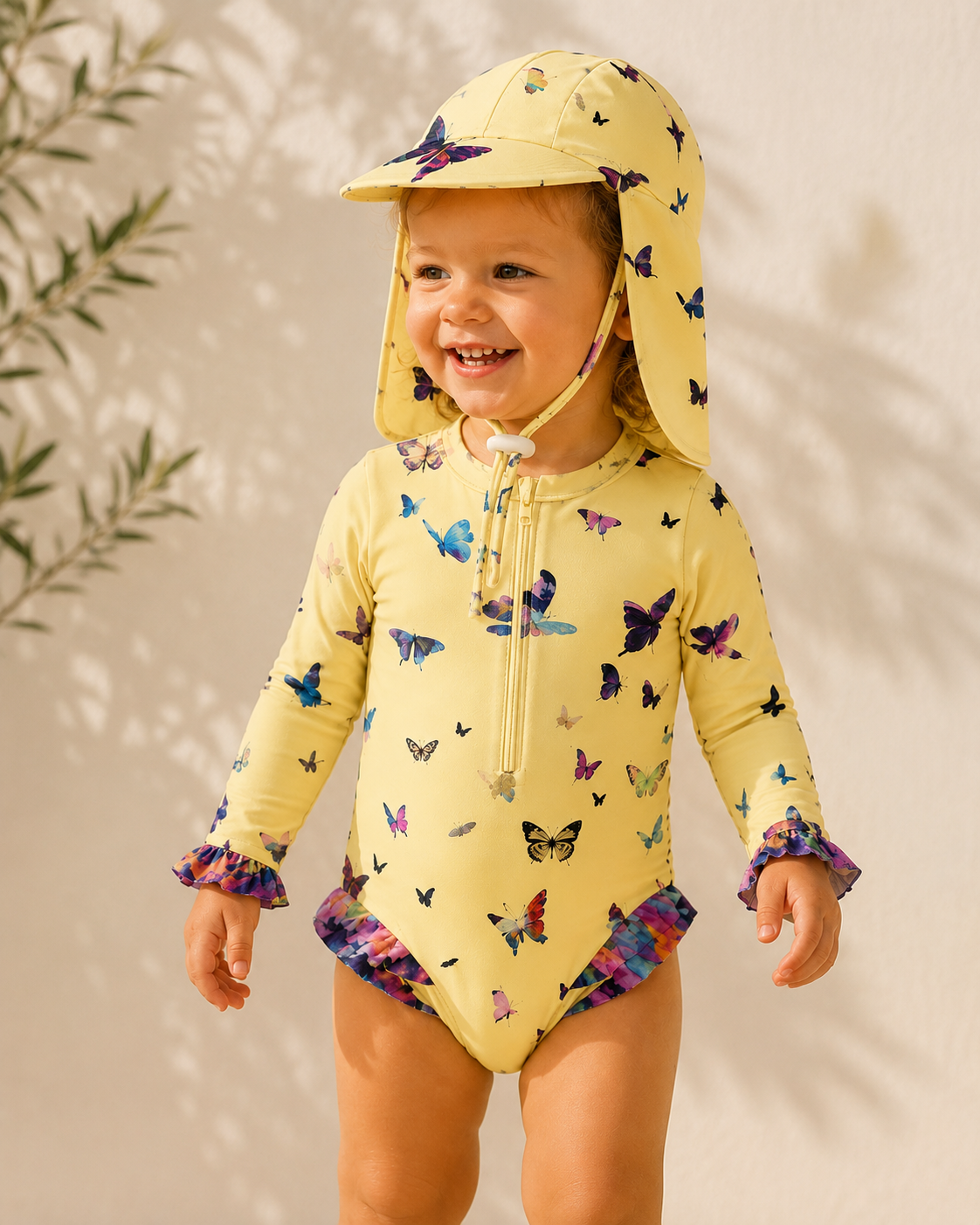 Mellow Yellow - Girl Bathing Suit