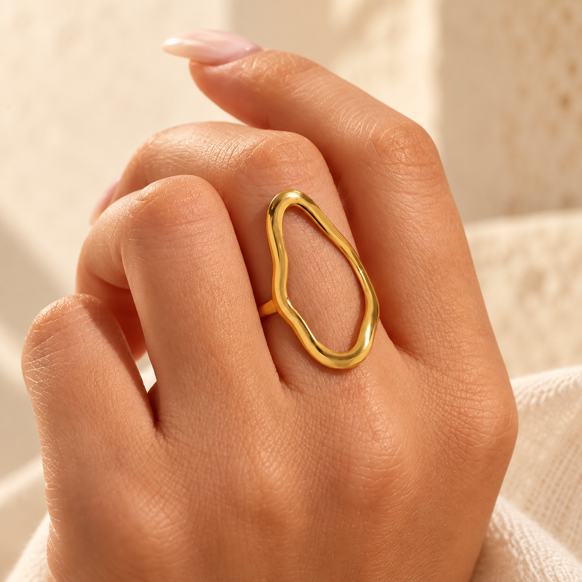 Geometric Boho Ring