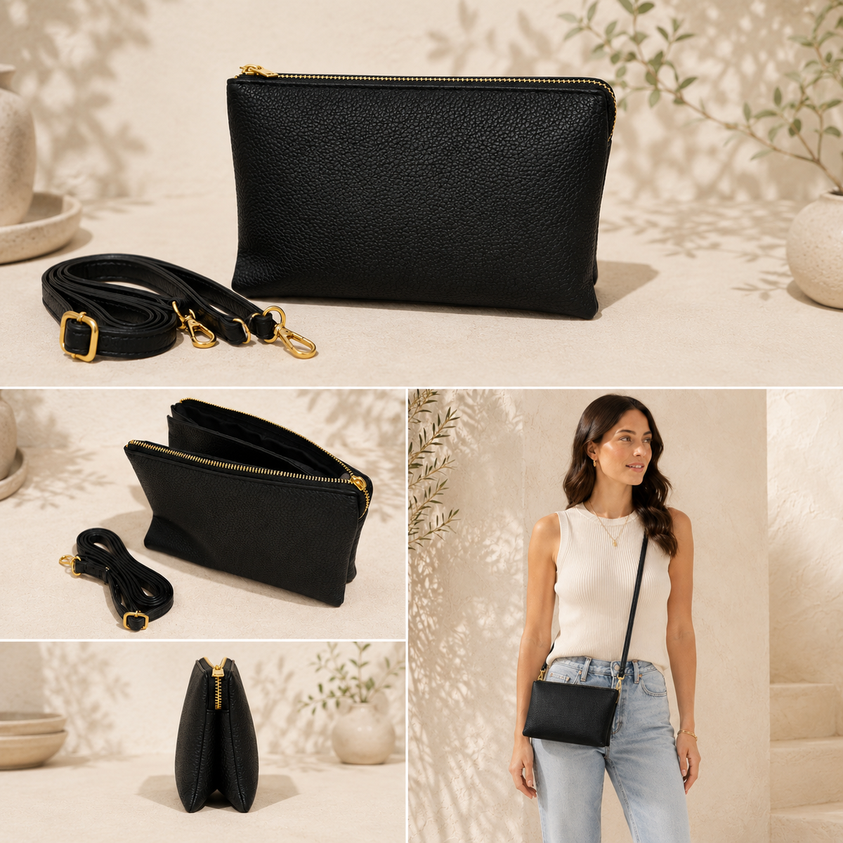 Flap Crossbody Phone Wallet Bag
