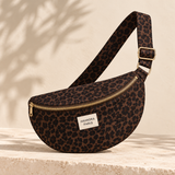Leopard Print Cotton Fanny Pack