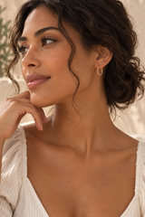 Tube Hoop Earrings