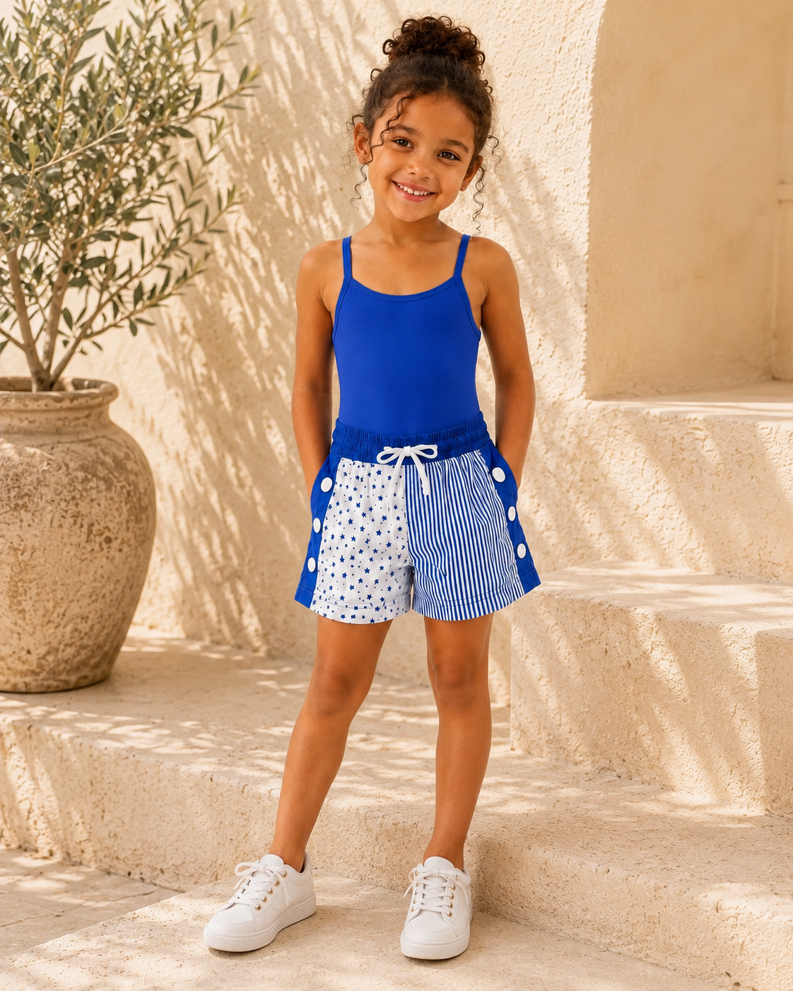 Stars & Stripes Shorts - Blue