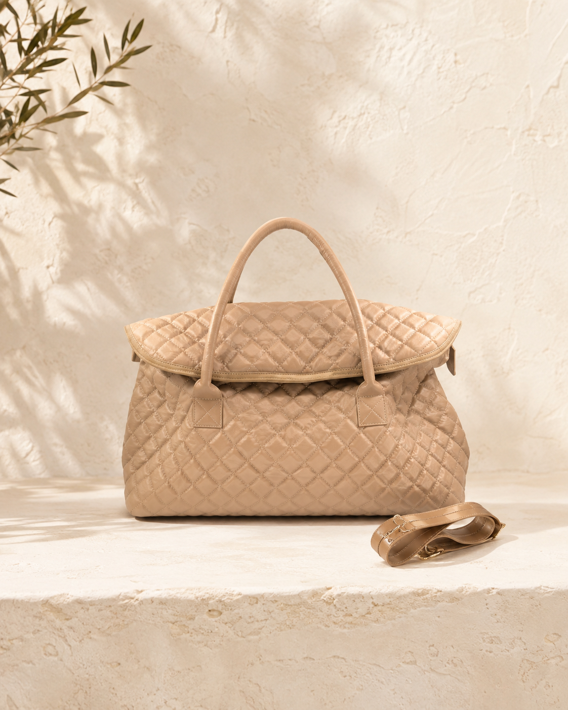 Quilted Weekender Bag
