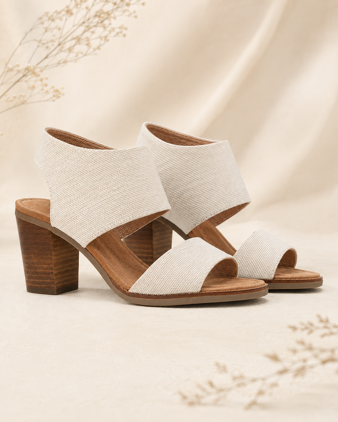 TOMS Majorca Heeled Cutout Sandal