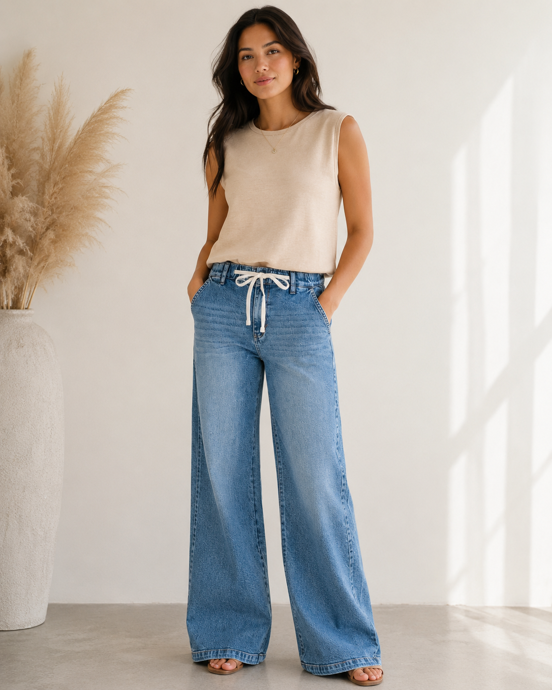 VERVET Olivia Wide Leg Jeans