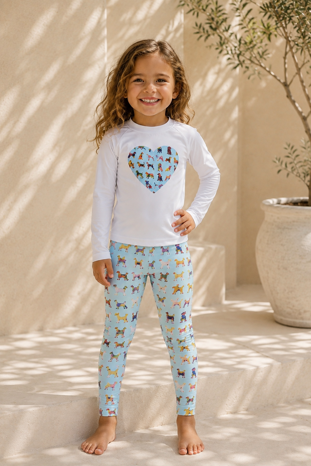 Blue Buddies - Kids Leggings