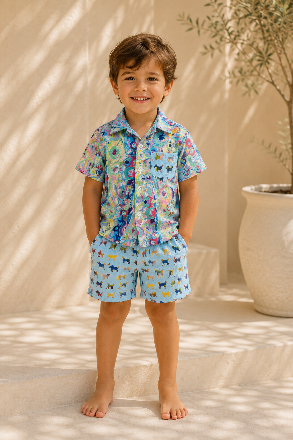 Blue Buddies - Boys Outfit