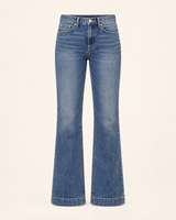 VERVET by Flying Monkey Mid Rise Cuffed Flare Jeans