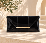 Faux Patent Leather Envelope Candy Clutch