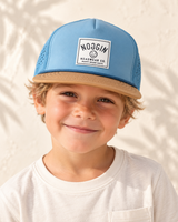 Happy Heads Blue & Camel Kids Hat