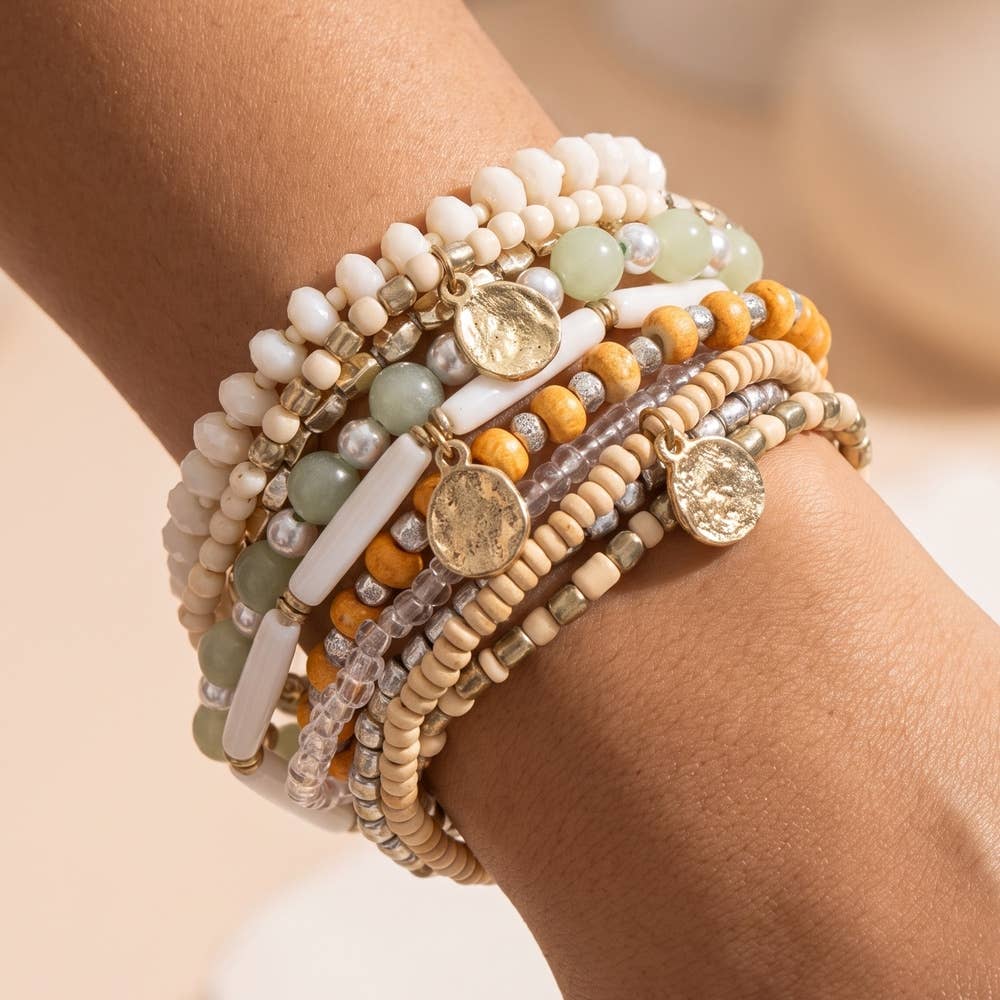 Boho Beaded Bracelet Stack