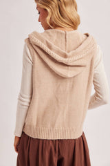Hooded Sweater Vest