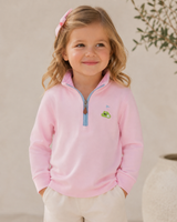 Pink Golf Quarter-Zip Pullover