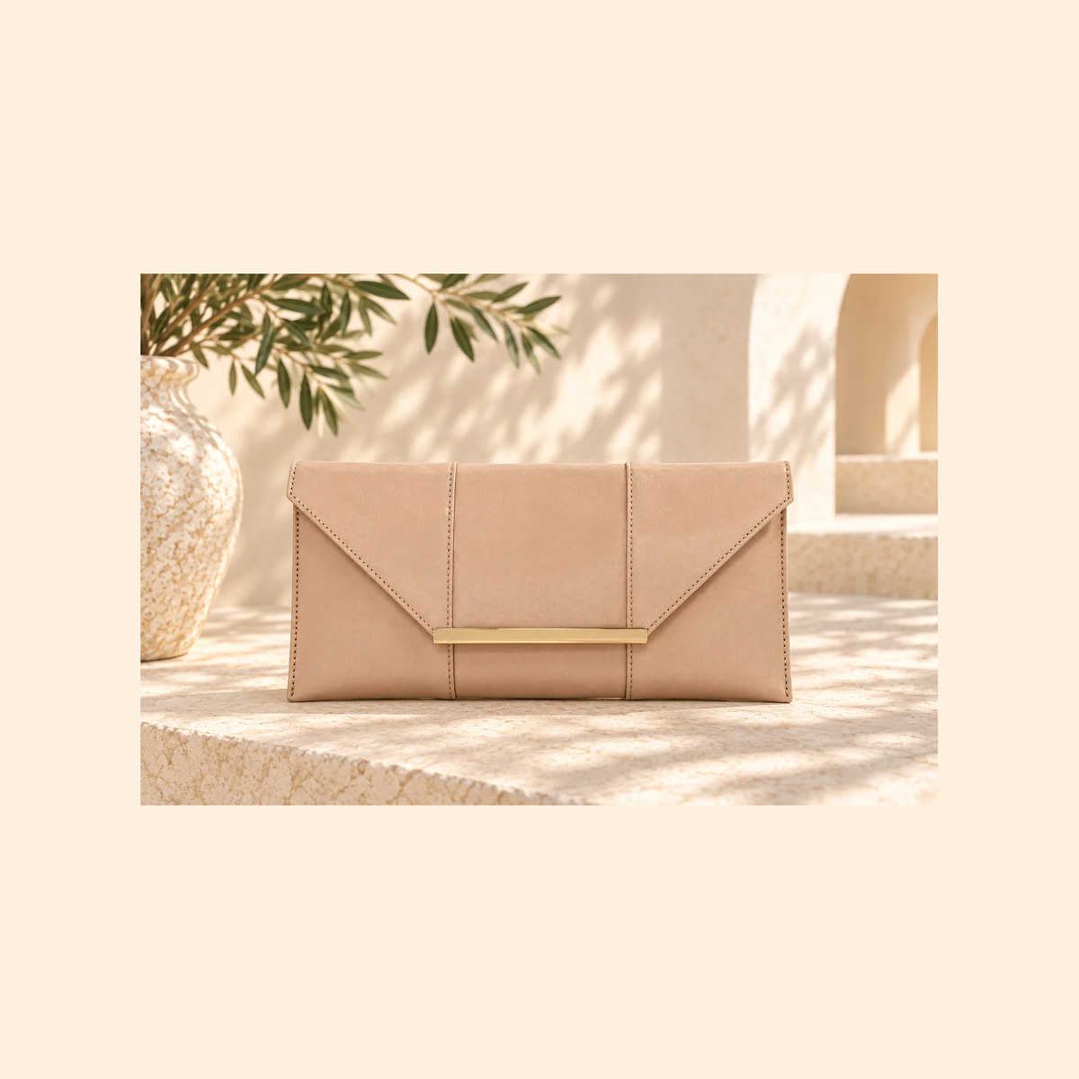 Faux Patent Leather Envelope Candy Clutch